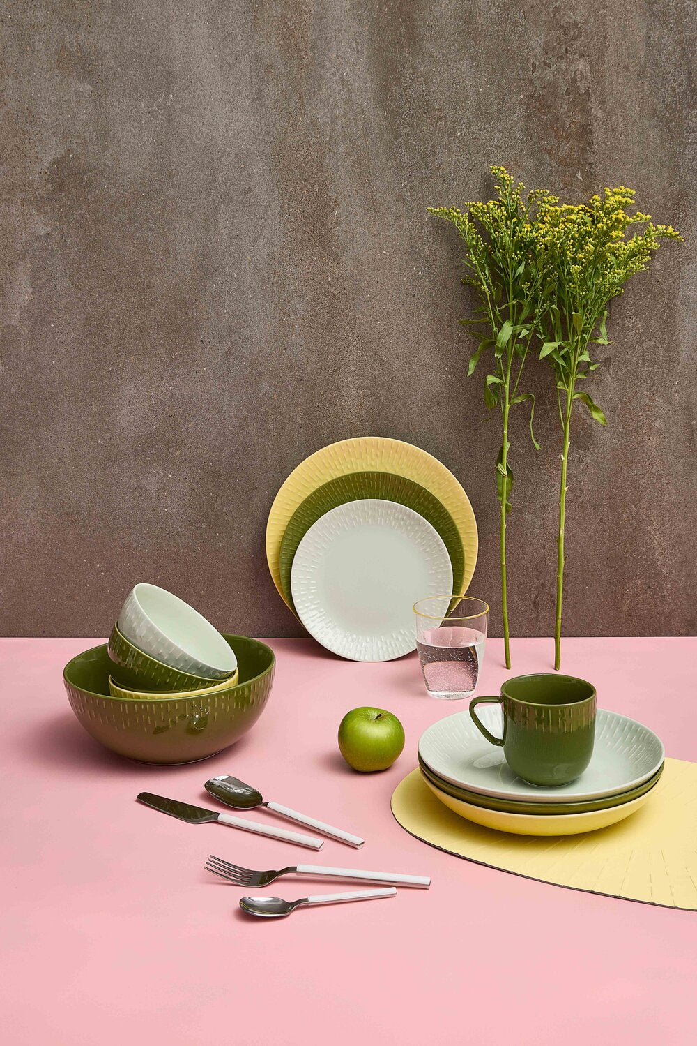 Confetti bestiksæt, Mozzarella - 16 dele